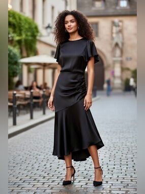 NWT Chelsea28 Asymmetric Hem Dress
